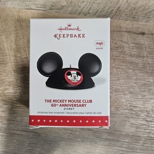 Hallmark Keepsake 2015 The Mickey Mouse Club 60th Anniversary Ornament    NIB